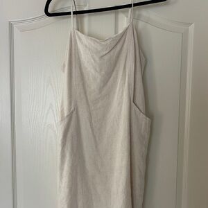 Elegant Cream Mini Dress